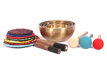 PLANETARY, THERAPEUTIC, COSMIC CHAKRA HEALING SINGING BOWL COMPLETE PROFESSIONAL SET